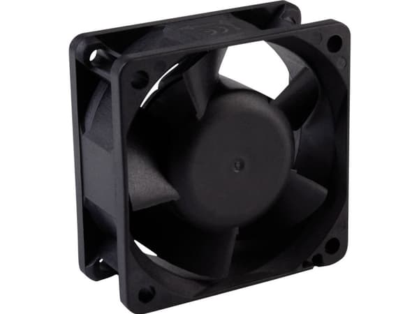 Wallair 20100304 Aksial ventilator 12 V/DC 39.95 m³/h (L x B x H) 60 x 60 x 25 mm