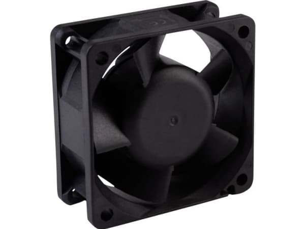 Wallair 20100304 Aksial ventilator 12 V/DC 39.95 m³/h (L x B x H) 60 x 60 x 25 mm