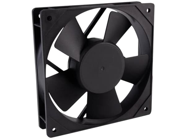 Wallair 20100306 Aksial ventilator 12 V/DC 87.55 m³/h (L x B x H) 92 x 92 x 25 mm