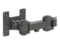 Miniatyrbilde 1 av 5: Neomounts FPMA-D960D - Monteringssett - full bevegelse - for 2 LCD-skjermer - svart - skjermstørrelse: 10"-27" - klemmemonterbar, skrivebordsmonterba
