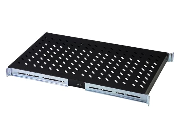 Digitus DN-19 TRAY-2-1000SW, Musta, 65 kg, Turkki, 48,3 cm (19"), 500 mm, 780 mm