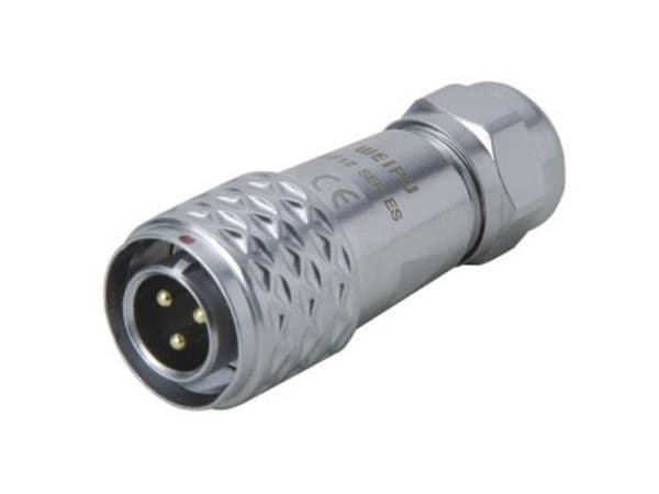 Weipu SF1210/P9 II Rundstik Stik, lige Samlet poltal: 9 Serie (rundstikforbindelse): SF12 1 stk