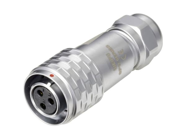 Weipu SF1210/S3 I Rund kontakt Koppling, rak Serie (rund kontakt): SF12 Antal poler: 3 1 st