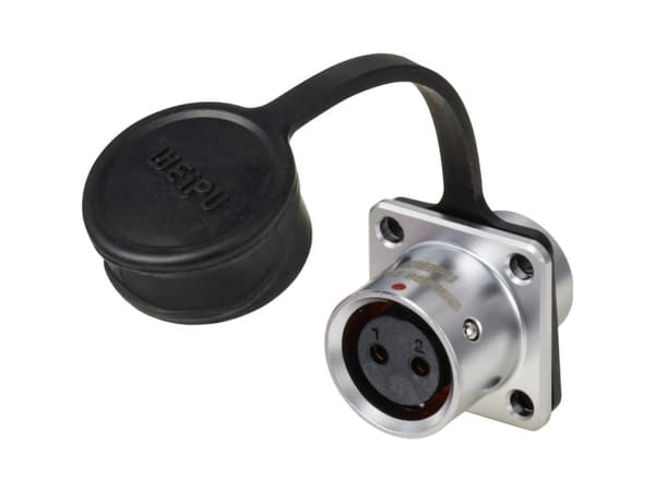 Weipu SF1213/S2 Rund kontaktanslutning, rak serie (rund kontakt): SF12 Totalt antal poler: 2 1 st