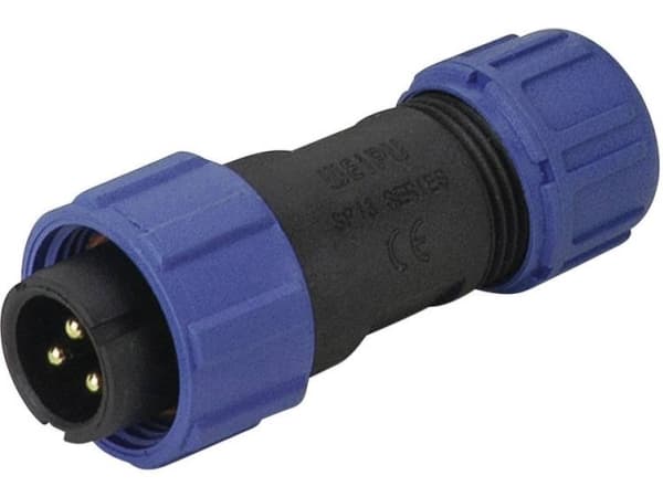 Weipu SP1310 / P 5 II Round Connector Connector, rak Serie (rund kontakt): SP13 Totalt antal poler: 5 1 st