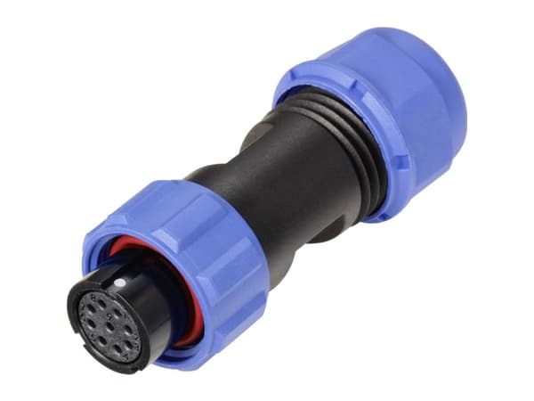Weipu SP1310 / S 9 II Rund plugganslutning, rak Serie (rund plugganslutning): SP13 Totalt antal poler: 9 1 st