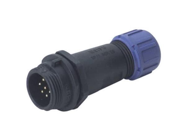 Weipu SP1311 / P 7 II Round Connector Connector, rak Serie (rund kontakt): SP13 Totalt antal poler: 7 1 st