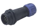 Miniatyrbild 1 av 3: Weipu SP1311 / P 7 II Round Connector Connector, rak Serie (rund kontakt): SP13 Totalt antal poler: 7 1 st