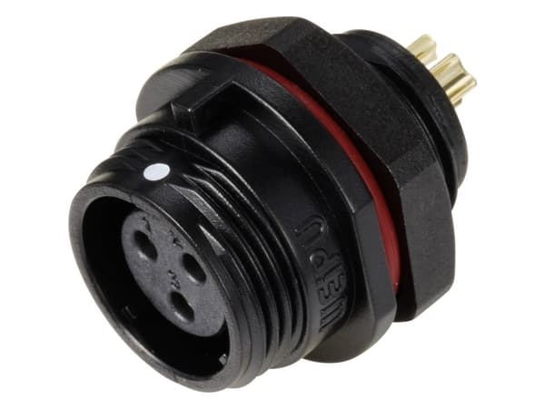 Weipu SP1312 / S 3 Rundstik Tilslutning, indbygning Samlet poltal: 3 Serie (rundstikforbindelse): SP13 1 stk