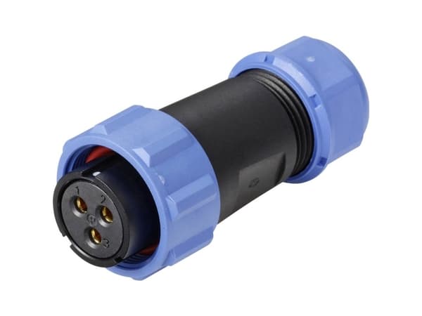 Weipu SP2110 / S 3 I Rundstik Tilslutning, lige Samlet poltal: 3 Serie (rundstikforbindelse): SP21 1 stk