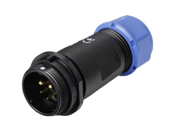 Weipu SP2111 / P 5B II Round Connector Connector, rak serie (rund kontakt): SP21 1 st