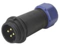 Miniatyrbild 1 av 3: Weipu SP2111 / P 5B II Round Connector Connector, rak serie (rund kontakt): SP21 1 st