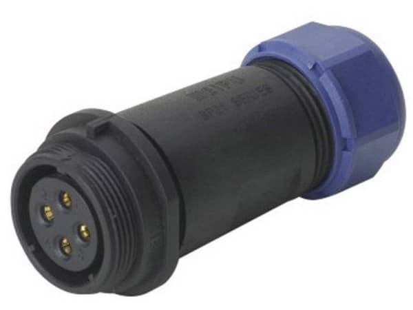 Weipu SP2111 / S 5B II Rundstik Tilslutning, lige Serie (rundstikforbindelse): SP21 1 stk