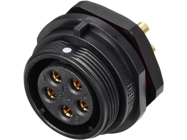 Weipu SP2112 / S 5 Rund plugganslutning, infälld Serie (rund plugganslutning): SP21 Totalt antal poler: 5 1 st