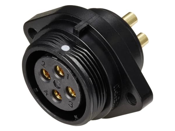 Weipu SP2113 / S 4 Rund plugganslutning, infälld Serie (rund plugganslutning): SP21 Totalt antal poler: 4 1 st