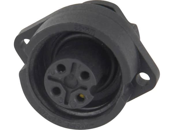 Weipu 814061 Rund plugganslutning, infälld vertikal Serie (rund plugganslutning): WA Antal poler totalt: 3 + PE 1 st