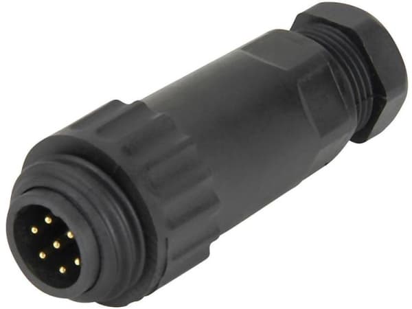 Weipu 814086 Rund kontakt Kontakt, rak Serie (rund kontakt): WA Totalt antal poler: 6 + PE 1 st