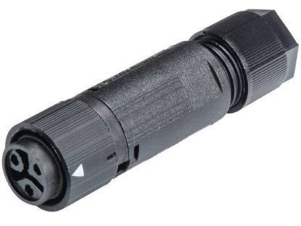 Wieland Electric 46.031.4553.1 Rundstik Kobling, lige Samlet poltal: 2 + PE Serie (rundstikforbindelse): RST® MINI 1 stk