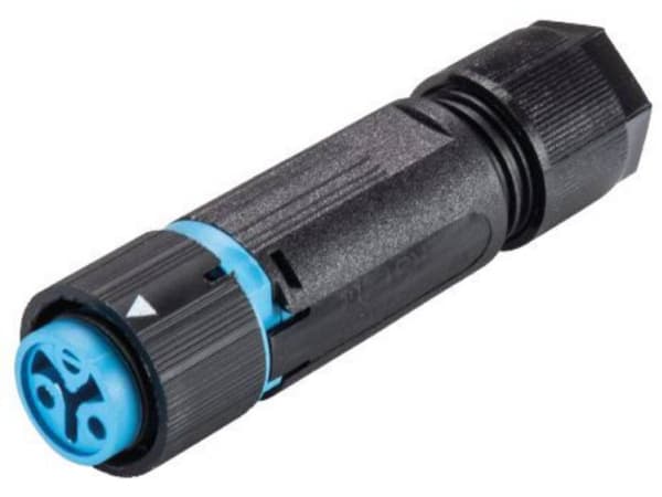 Wieland Electric 46.031.4554.9 Rundstik Kobling, lige Samlet poltal: 2 Serie (rundstikforbindelse): RST® MINI 1 stk