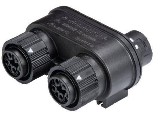 Wieland 46.050.1253.1 Rundstik fordeler Serie (rundstikforbindelse): RST® MINI Samlet poltal: 4 + PE 1 stk