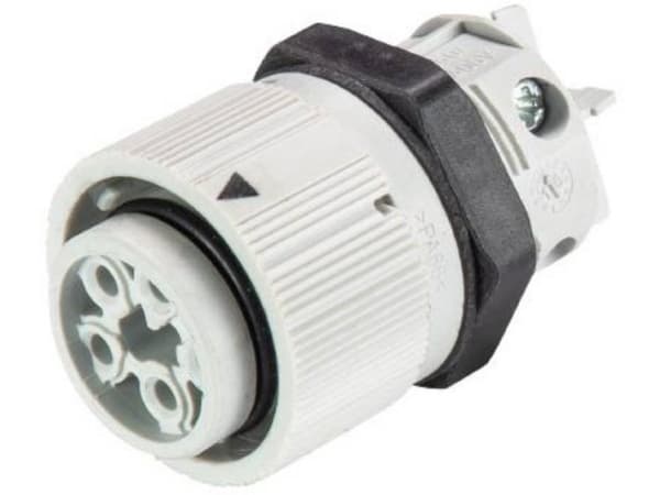Wieland Electric 46.051.5054.0 Rundstik Tilslutning, indbygning Samlet poltal: 3 + PE Serie (rundstikforbindelse): RST® MINI 1 stk