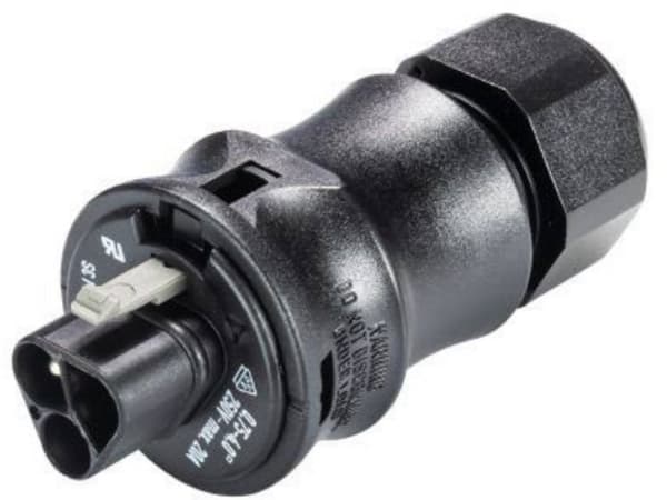 Wieland Electric 96.032.0153.1 Rundstik Stik, lige Samlet poltal: 3 1 stk