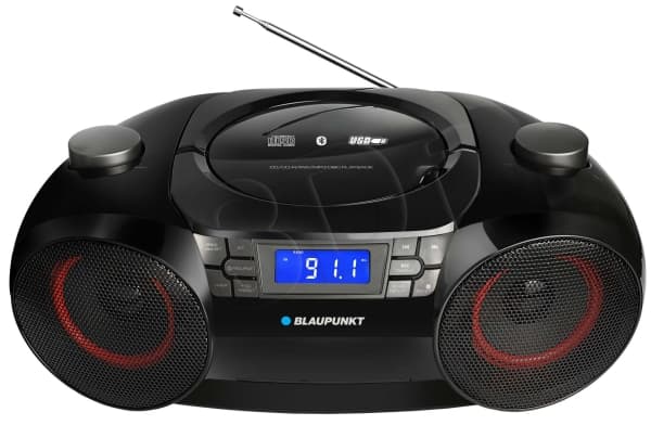 Blaupunkt BB30BT, 1,96 kg, Musta, Kannettava CD-soitin