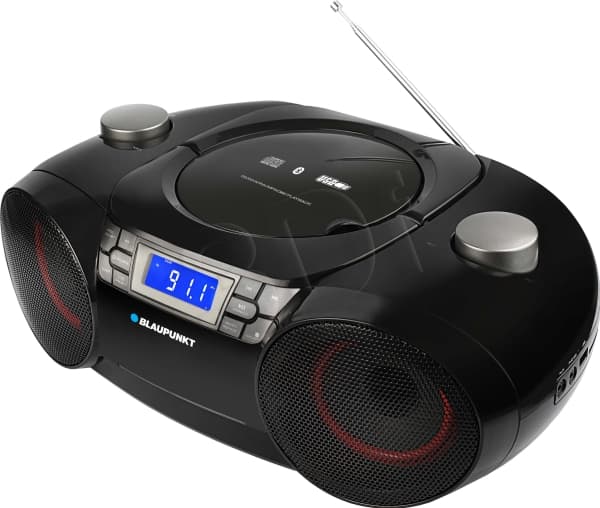 Blaupunkt BB30BT, 1,96 kg, Musta, Kannettava CD-soitin