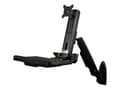 Miniatyrbilde 4 av 5: StarTech.com Wall Mount Workstation, Articulating Full Motion Standing Desk with Ergonomic Height Adjustable Monitor & Keyboard Tray Arm, Mouse & Sca