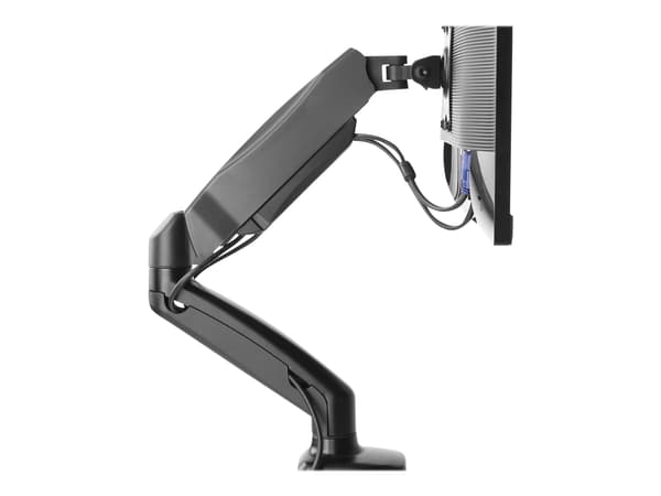 DELTACO ARM-534 - Monteringssett - for LCD-skjerm - svart - skjermstørrelse: 13"-27" - skrivebordsmonterbar