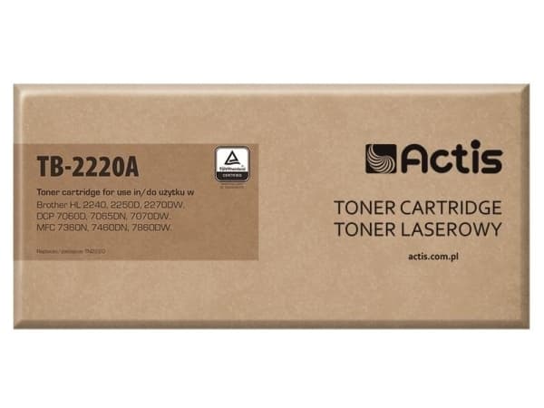 Actis TB-2220A, 2600 sider, Sort, 1 stykker