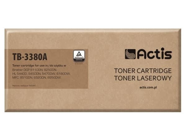 Actis TB-3380A, 8000 sivua, Musta, 1 kpl