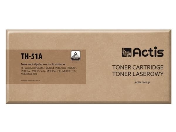 Actis TH-51A, 6500 sider, Sort, 1 stykker
