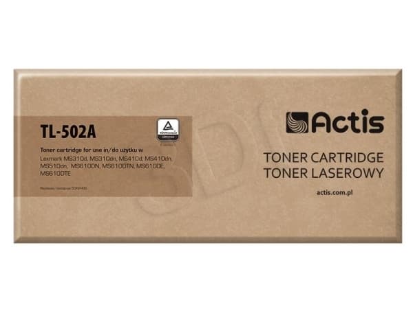 Actis TL-502A, 5000 sivua, Musta, 1 kpl
