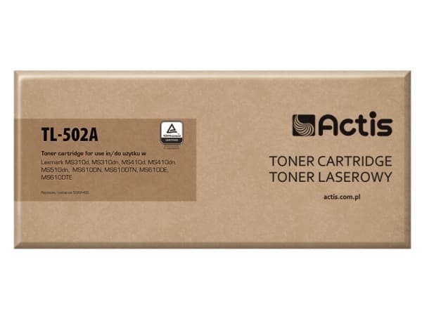 Actis TL-502A, 5000 sivua, Musta, 1 kpl