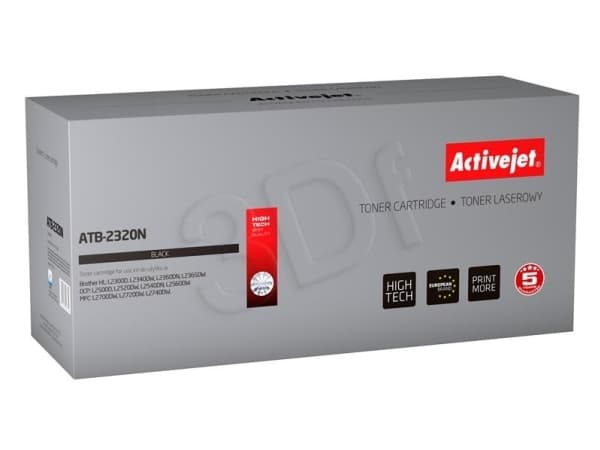 Activejet ATB-2320N, 2600 sider, Sort, 1 stykker