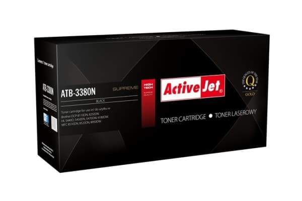 Activejet ATB-3380N, 8000 sivua, Musta, 1 kpl