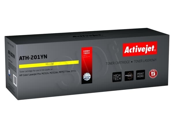 Activejet ATH-201YN, 1400 sider, Gult, 1 stykker