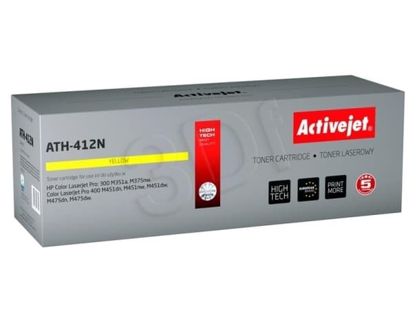 Activejet ATH-412N, 2600 sivua, Keltainen, 1 kpl