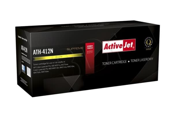 Activejet ATH-412N, 2600 sivua, Keltainen, 1 kpl