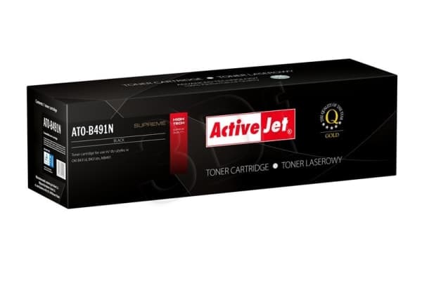 Activejet ATO-B491N, 12000 sider, Sort, 1 stykker