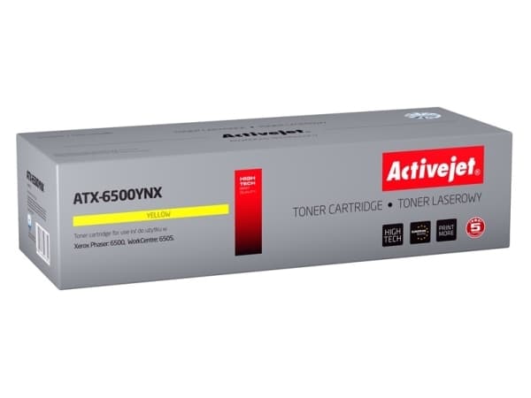 Activejet ATX-6500YNX, 2500 sidor, Gul, 1 styck