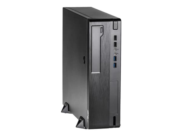 Akyga AK-502-02BK - SFF - micro ATX - svart - USB/ljud Svart