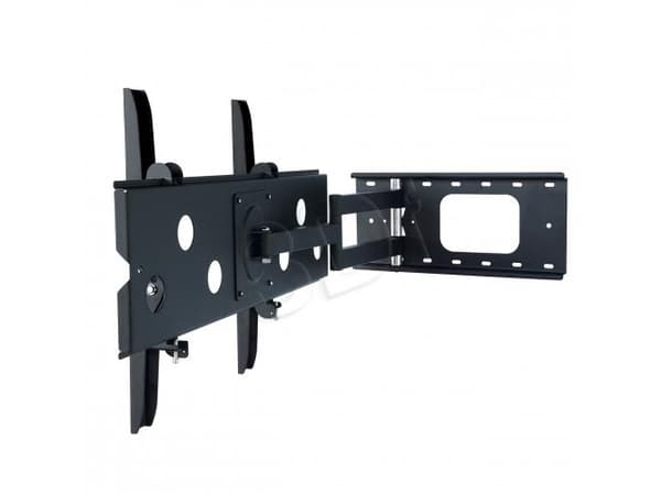ART AR-20A - Brakett - justerbar arm - for flatpanel - metall - svart - skjermstørrelse: 32"-60" - veggmonterbar