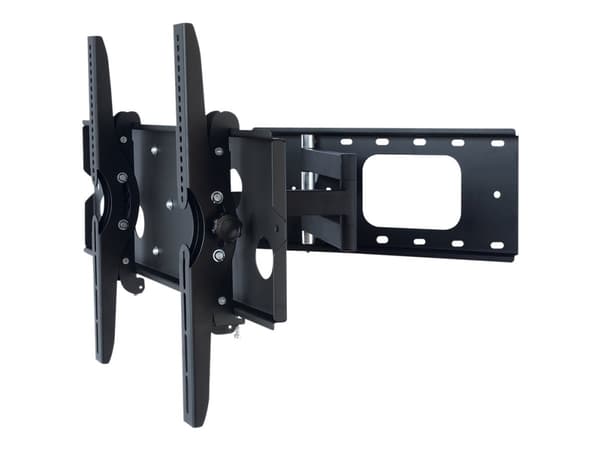 ART AR-20A - Brakett - justerbar arm - for flatpanel - metall - svart - skjermstørrelse: 32"-60" - veggmonterbar Sort