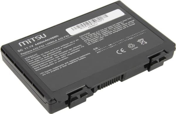 Bateria Mitsu do Asus F82, K40, K50, K60, K70, 4400 mAh, 11.1 V (BC/AS-K50)