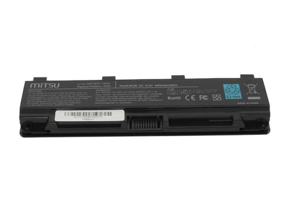 MiTSU BC/TO-C850 - Batteri til bærbar PC (tilsvarer: Toshiba PA5036U-1BRS, Toshiba PA5023U-1BRS, Toshiba PA5027U-1BRS, Toshiba PABAS259, Toshiba PABA