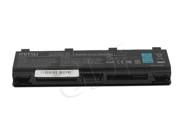 MiTSU BC/TO-C850 - Batteri til bærbar PC (tilsvarer: Toshiba PA5036U-1BRS, Toshiba PA5023U-1BRS, Toshiba PA5027U-1BRS, Toshiba PABAS259, Toshiba PABA