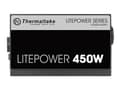Miniatyrbilde 4 av 5: Thermaltake Litepower LTP-450AL2NK - Strømforsyning (intern) - ATX12V 2.3 - AC 230 V - 450 watt - aktiv PFC - svart