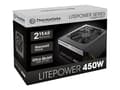 Miniatyrbilde 2 av 5: Thermaltake Litepower LTP-450AL2NK - Strømforsyning (intern) - ATX12V 2.3 - AC 230 V - 450 watt - aktiv PFC - svart
